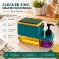 3-in-1 Kitchen Soap Dispenser & Sponge Holder