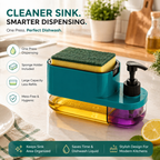 3-in-1 Kitchen Soap Dispenser & Sponge Holder