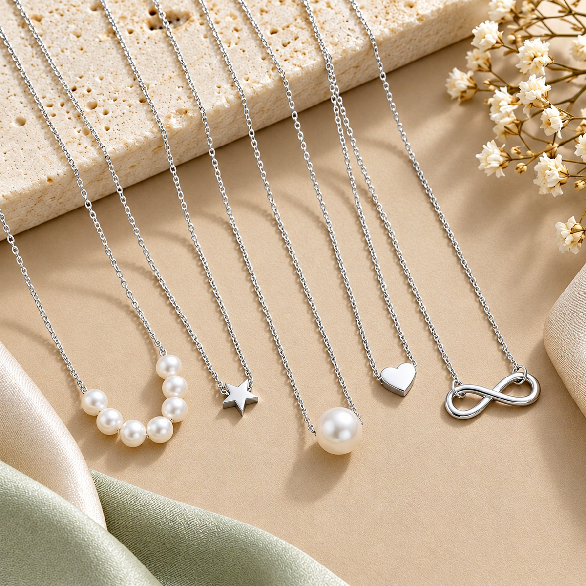 5-necklace set
