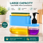 3-in-1 Kitchen Soap Dispenser & Sponge Holder
