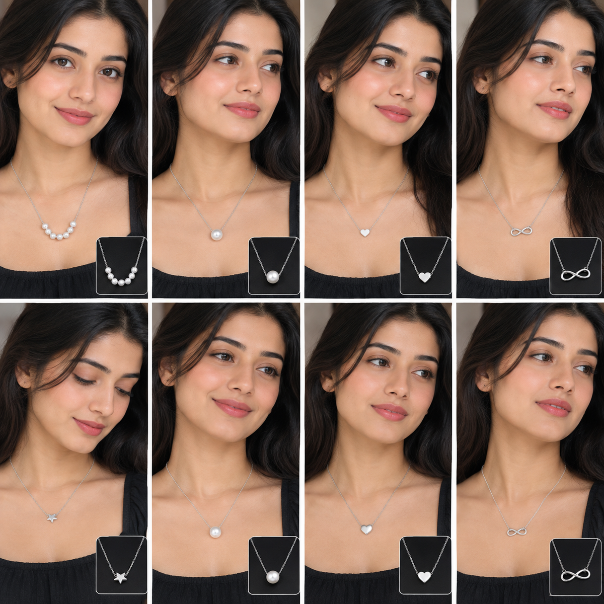 5-necklace set