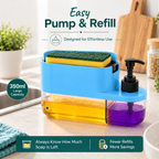 3-in-1 Kitchen Soap Dispenser & Sponge Holder